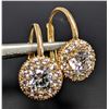 Image 1 : 10K(1.6G), LAB DIAMOND (0.5CT), CZ (0.2CT) EARRING, SUGGESTED RETAIL VALUE $2600