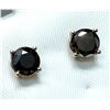 Image 1 : 10K(1.14G), BLACK DIAMOND (2CT) EARRING, APPRAISED INSURANCE VALUE $1460