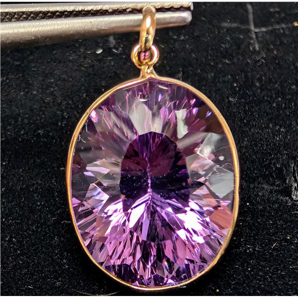 10K(3.44G), AMETHYST (17CT) PENDANT, SUGGESTED RETAIL VALUE $1200
