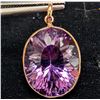 Image 1 : 10K(3.44G), AMETHYST (17CT) PENDANT, SUGGESTED RETAIL VALUE $1200