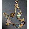 Image 2 : 10K(1.25G), GEMSTONE BRACELET 7", SUGGESTED RETAIL VALUE $900