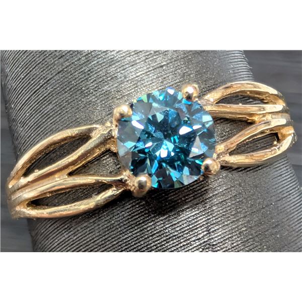 14K LAB DIAMOND (0.45CT) EARRING, SUGGESTED RETAIL VALUE $800