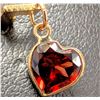 Image 1 : 10K GARNET (0.85CT) PENDANT, SUGGESTED RETAIL VALUE $400