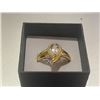 Image 1 : SILVER(3.77g), WHITE TOPAZ (1CT) RING