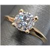 Image 2 : 10K(1.4G), LAB DIAMOND (0.56CT)RING, SIZE 6, APPRAISED INSURANCE VALUE $1680
