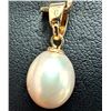 Image 1 : 14K GOLD PEARL PENDANT, SUGGESTED RETAIL VALUE $200