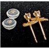 Image 2 : 14K LAB DIAMOND (2IN1) (0.1CT) EARRING, SUGGESTED RETAIL VALUE $500