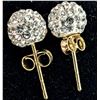 Image 2 : 10K(0.59G),  CRYSTAL BALL EARRING, SUGGESTED RETAIL VALUE $240