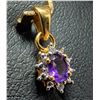 Image 1 : SILVER AMETHYST (0.3CT) PENDANT