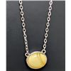 Image 2 : SILVER(2.23G),  BALTIC AMBER NECKLACE 16-18"
