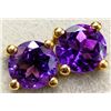 Image 1 : SILVER AMETHYST (0.5CT) EARRING