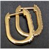 Image 3 : 14K(1.9G), NATURAL DIAMOND(0.15CT) EARRING, APPRAISED INSURANCE VALUE $2215