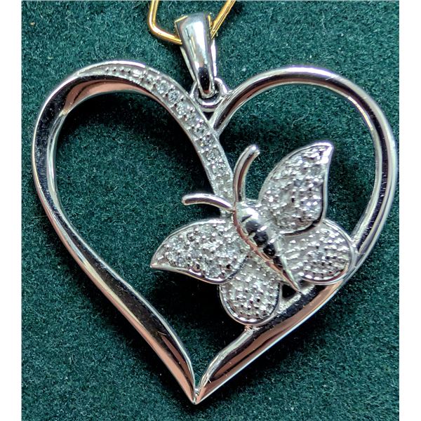 10K(2.7G), NATURAL DIAMOND(0.07CT) PENDANT, SUGGESTED RETAIL VALUE $1800