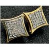 Image 1 : 10K(1.64G), NATURAL DIAMOND(0.1CT) EARRING, APPRAISED INSURANCE VALUE $1680