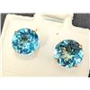 Image 2 : 14K(0.74G), BLUE TOPAZ(2.75CT) EARRING, SUGGESTED RETAIL VALUE $800