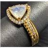 Image 2 : SILVER(3.61G), MOONSTONE(APP 1CT) RING, SUGGESTED RETAIL VALUE $280