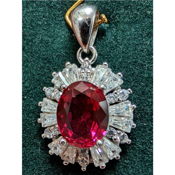 SILVER(2.66G), CZ PENDANT