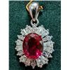 Image 1 : SILVER(2.66G), CZ PENDANT