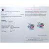 Image 3 : 2.5 CT CERTIFIED SILVER RUBY GEMSTONE EARRINGS ($2,127 APPRAISAL): *APPRAISAL NOT GUARANTEED*
