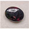Image 1 : 3.78 CT CERTIFIED BLACK OPAL GEMSTONE ($2,362 APPRAISAL): *APPRAISAL NOT GUARANTEED*