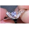 Image 1 : 2.5 CT CERTIFIED SILVER TANZANITE GEMSTONE RING ($1,078 APPRAISAL): *APPRAISAL NOT GUARANTEED*