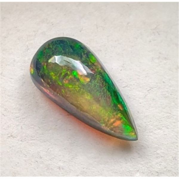 3.3 CT CERTIFIED BLACK OPAL GEMSTONE ($3,300 APPRAISAL): *APPRAISAL NOT GUARANTEED*