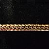 Image 2 : *NEW* GOLD PLATED 8MM SERPENTINE BRACELET: 8" LONG