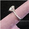 Image 3 : *NEW* .925 SILVER 3CT MOISSANITE LAB DIAMOND SOLITAIRE RING: RESIZEABLE