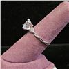 Image 2 : *NEW* .925 SILVER 1.5 CT SIMULATED DIAMOND (CZ) TWIST RING: SIZE 7