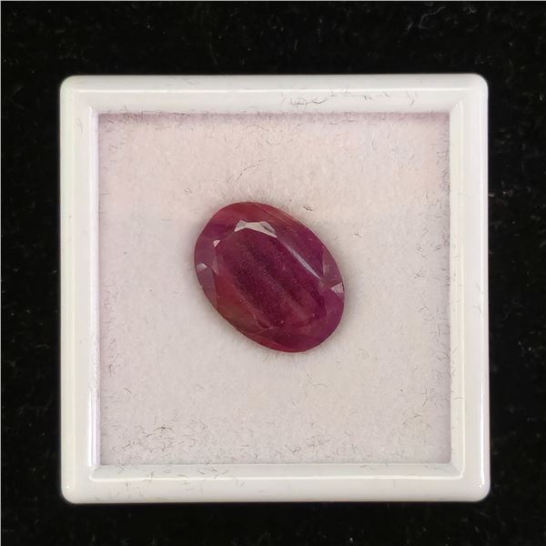 *NEW* 12.1CT UNTREATED NATURAL OVAL CUT RUBY: 11.9MM X 16.1MM