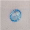 Image 2 : *NEW* 3.9CT UNTREATED NATURAL OVAL CUT SWISS BLUE TOPAZ: 9MM X 11MM