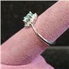 Image 2 : MOISSANITE LAB RING: SIZE 7