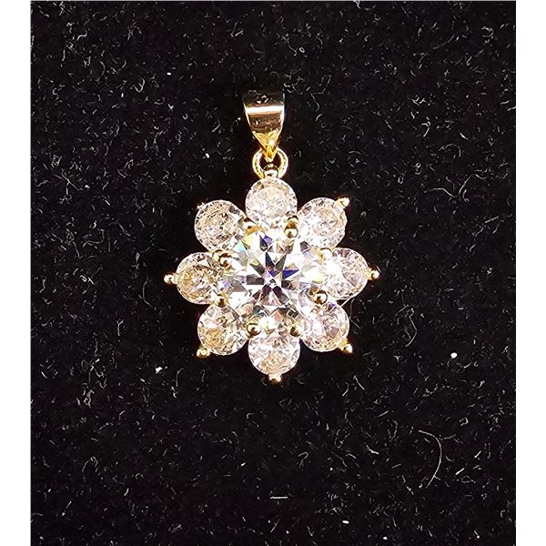 MOISSANITE LAB PENDANT