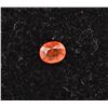 Image 1 : 1.26CT 7.2MM X 6.2MM OVAL NATURAL ORANGE SPESSARTITE GARNET: NAMBIA GEMSTONE