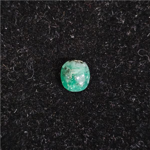 2.43CT 8.8MM X 8MM CUSHION CABOCHON ZAMBIA EMERALD