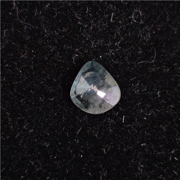 2.7CT 9.3MM X 8.7MM FANCY BLUE GREEN MADAGASCAR SAPPHIRE GEMSTONE