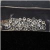 Image 1 : 4.80CTW 2.5MM NATURAL ROUND CUT UNHEATED BLUE AQUAMARINE GEMSTONES: 70 PCS