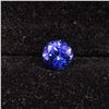 Image 2 : 4.7CT ROUND CUT NATURAL HEATED BLUE SAPPHIRE WITH AGSL REPORT: 8.80MM X 8.80MM X 6.10MM