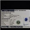 Image 3 : 4.7CT ROUND CUT NATURAL HEATED BLUE SAPPHIRE WITH AGSL REPORT: 8.80MM X 8.80MM X 6.10MM