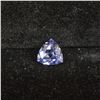 Image 2 : 4CT TRILLION CUT NATURAL HEATED BLUE SAPPHIRE WITH AGSL REPORT: 9.9MM X 9.9MM X 5.7MM