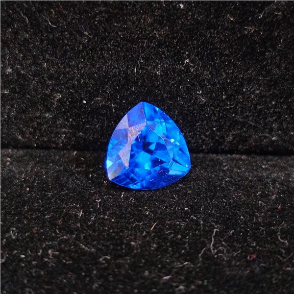 4.5CT TRILLION CUT NATURAL BLUE TANZANITE GEMSTONE