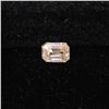 Image 1 : 1.01CT VVS1 WHITE EMERALD CUT MOISSANITE GEMSTONE: 7MM X 5MM