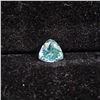 Image 1 : 1.4CT TRILLION CUT VIVID BLUE MOISSANITE VVS1 GEMSTONE: 7MM X 7MM