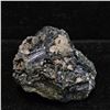 Image 2 : 108G NATURAL BLACK-GREEN TOURMALINE WITH CLEAR CRYSTAL GEM MINERAL SPECIMEN