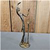 Image 2 : BRUTALIST STYLE CAST BRONZE CONDUCTOR STATUE: APPROX. 11.5" TALL