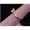 Image 2 : *NEW* STERLING SILVER 1CT HEART CUT SIMULATED DIAMOND (CZ) TWIST RING: SIZE 7.5