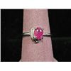 Image 1 : SILVER (2.68G) GENUINE RUBY (1CT) RING SUGGESTED RETAIL VALUE $200
