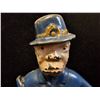 Image 5 : VINTAGE 6" TALL CAST IRON "MULLIGAN THE COP" PAINTED PIGGY BANK