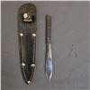 Image 4 : TRUFLITE THROWING KNIFE, OLD HICKORY SKINNING KNIFE & HUNTING KNIFE (ALL WITH SHEATHS)