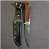 Image 5 : TRUFLITE THROWING KNIFE, OLD HICKORY SKINNING KNIFE & HUNTING KNIFE (ALL WITH SHEATHS)